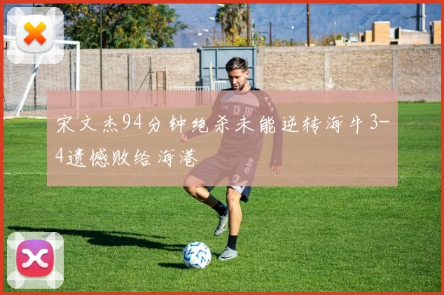 宋文杰94分钟绝杀未能逆转海牛3-4遗憾败给海港
